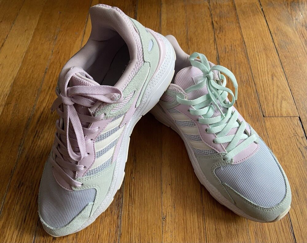 ADIDAS Gray/Pink Cloudfoam Ortholite Float Sneakers Mens sz 11